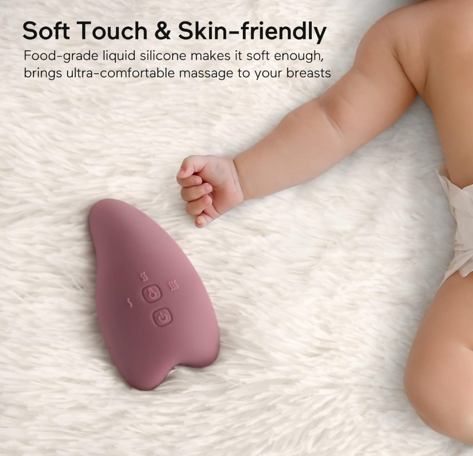 Warming and Vibration Lactation Massager