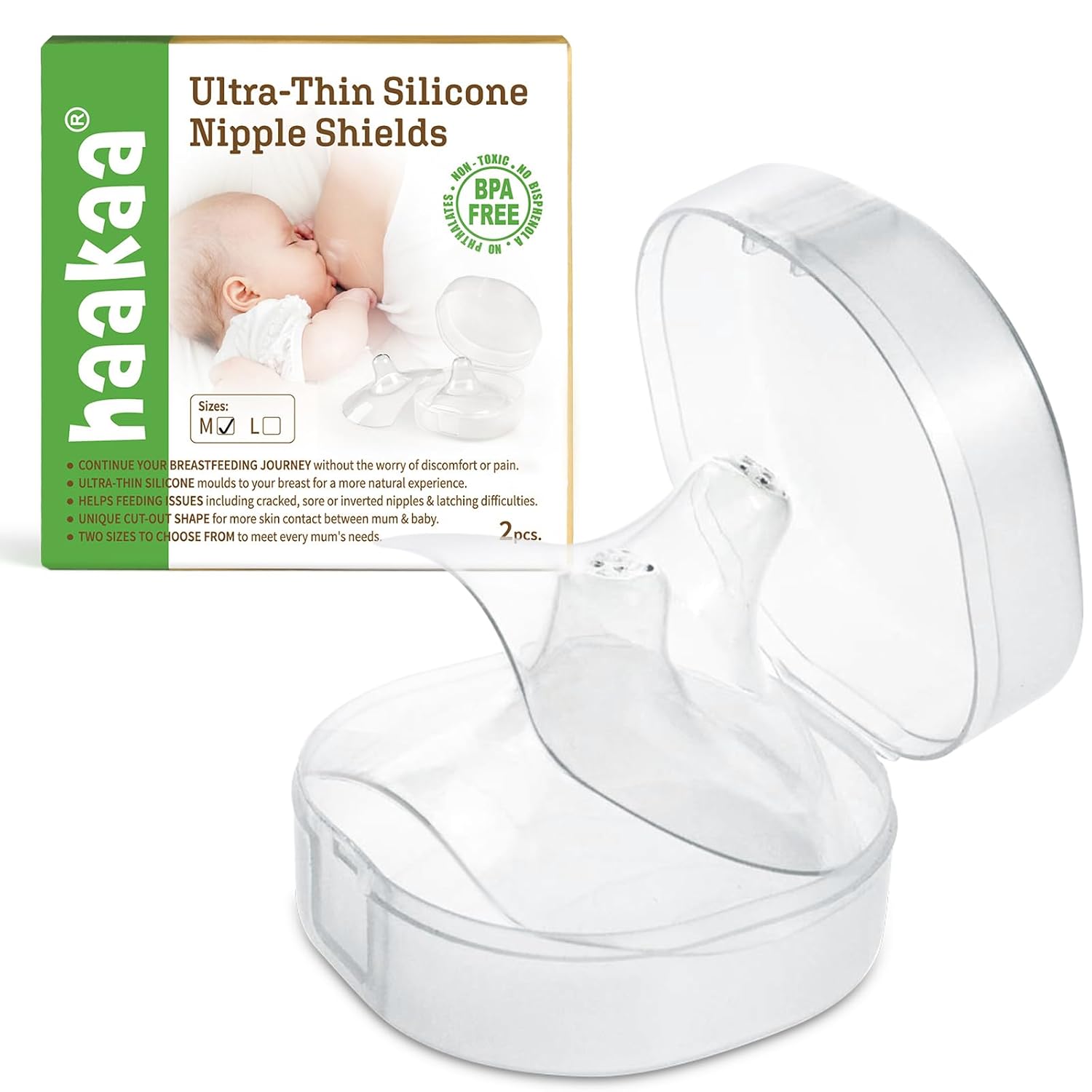 Silicone Nipple Protector For Breastfeeding (2Pcs)