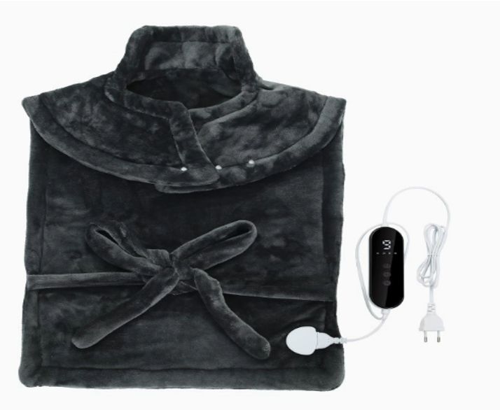 Electric Heating Pad for Neck, Shoulder & Back Pain Relief