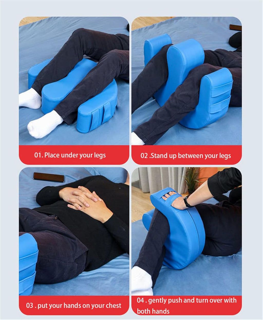 Leg Positioner Turnover Pillow