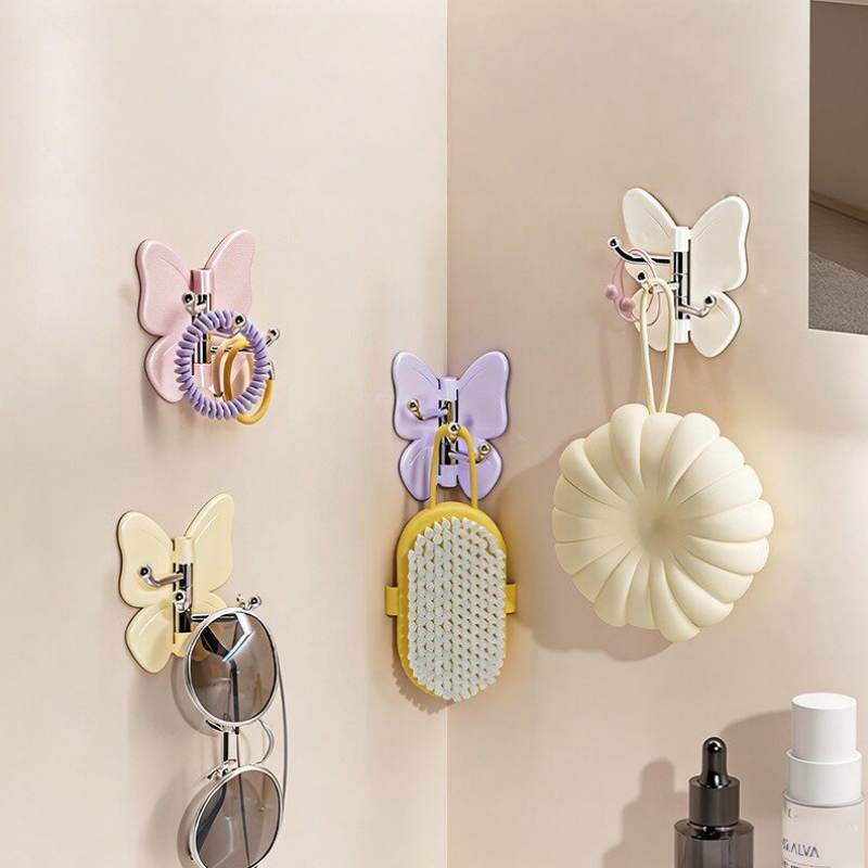 Rotating Butterfly Triple Hook (Pack of 5)