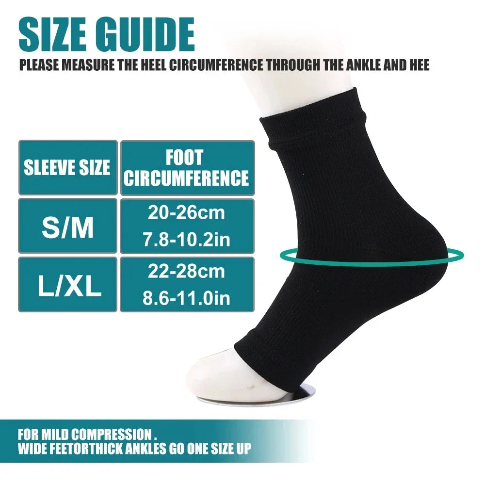 Copper Anti-Fatigue Foot Sleeves ( Pack of 2 )