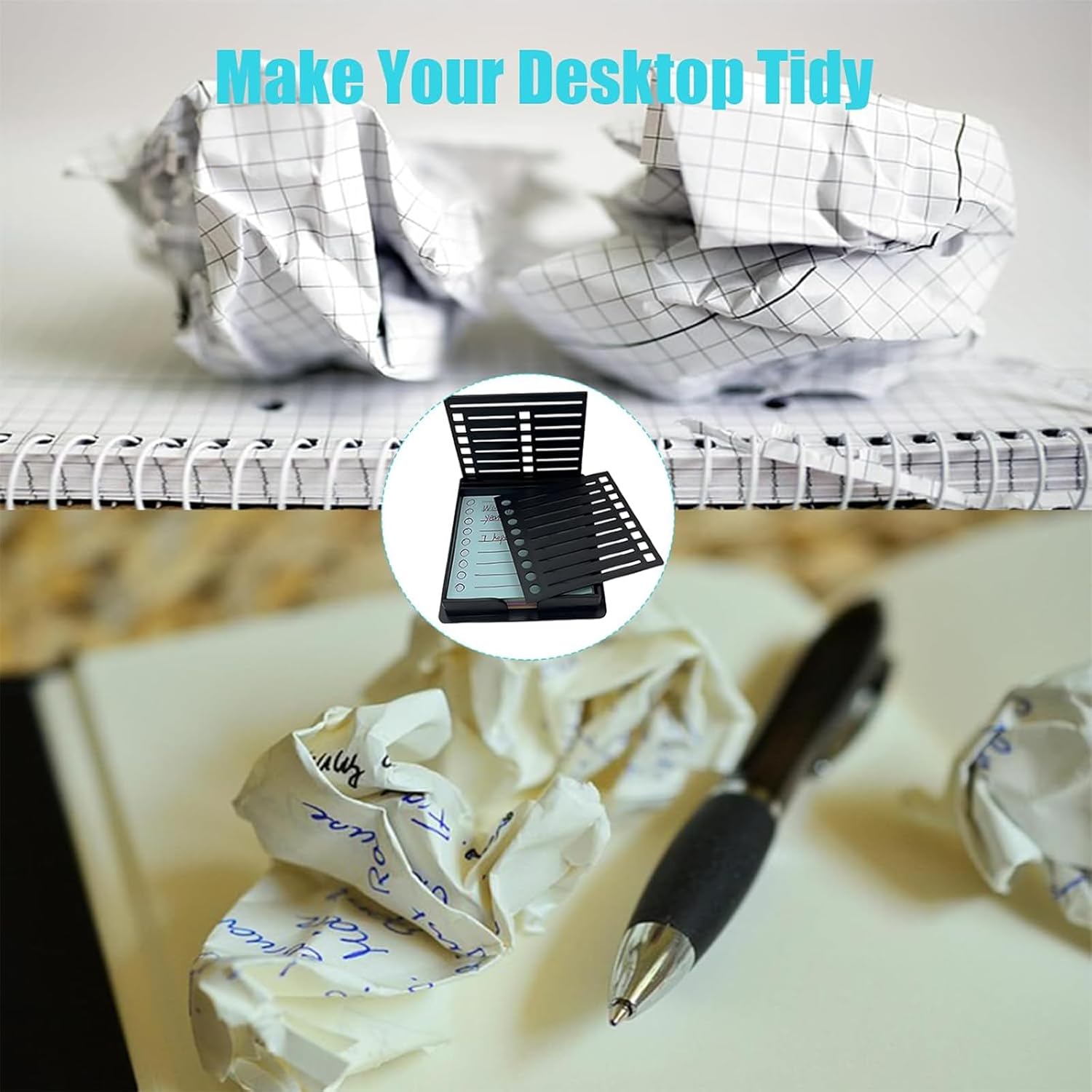 Sticky Note Stencil & Holder