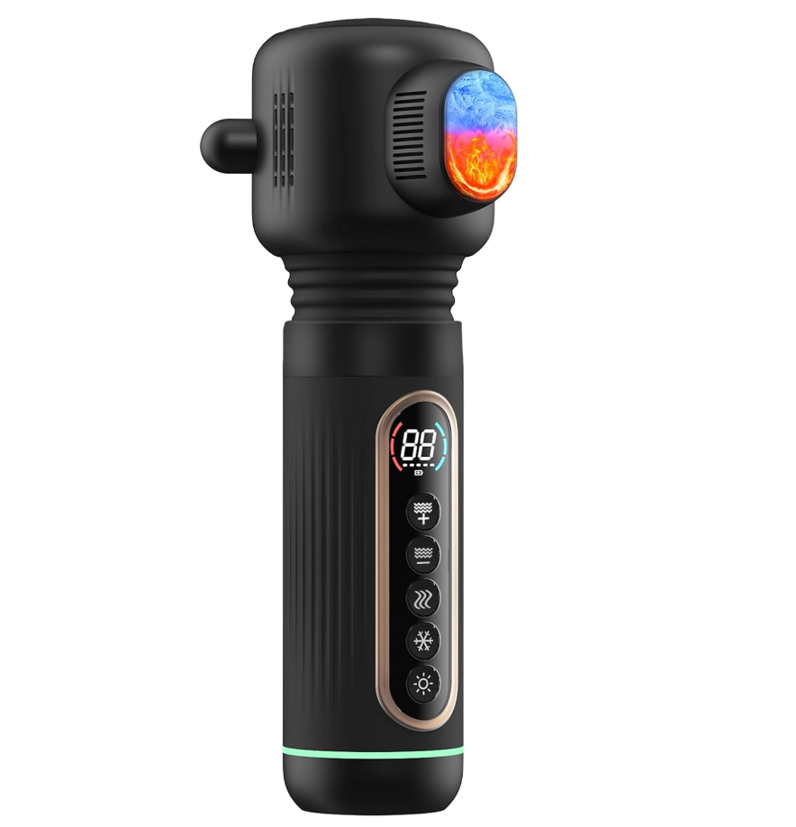 Hand-Held Deep‑Tissue Muscle Therapy Massager