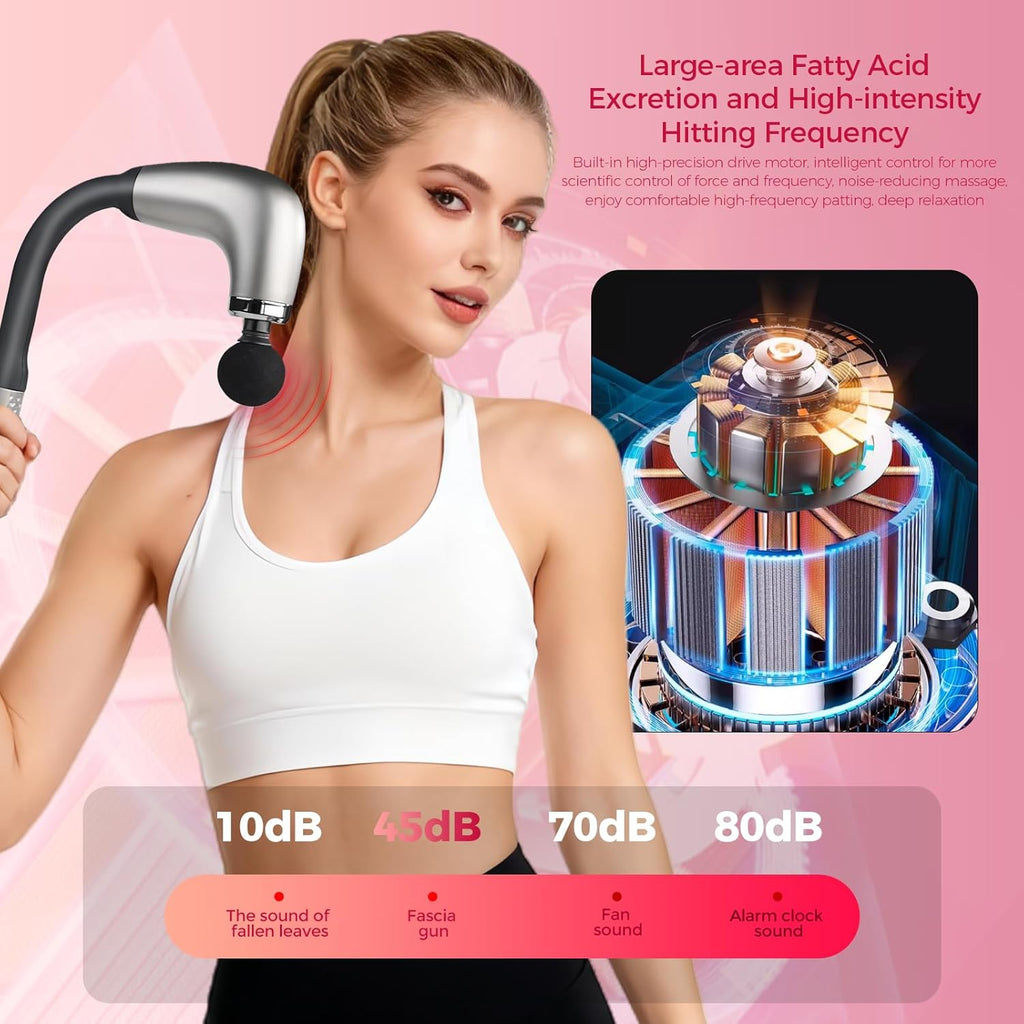 U-Shaped Fascial Gun Massager With 9 Modes