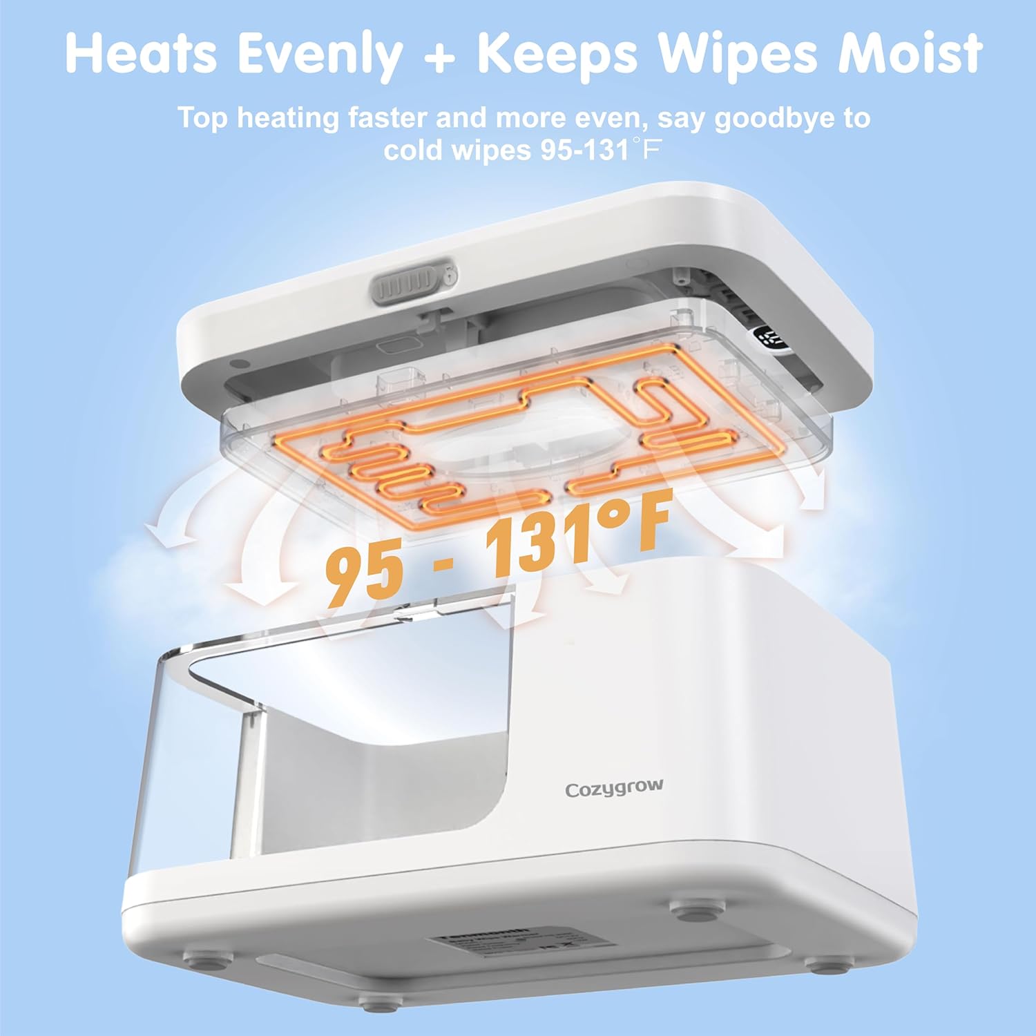 Digital Baby Wipe Warmer Device