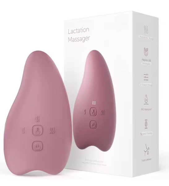 Warming and Vibration Lactation Massager