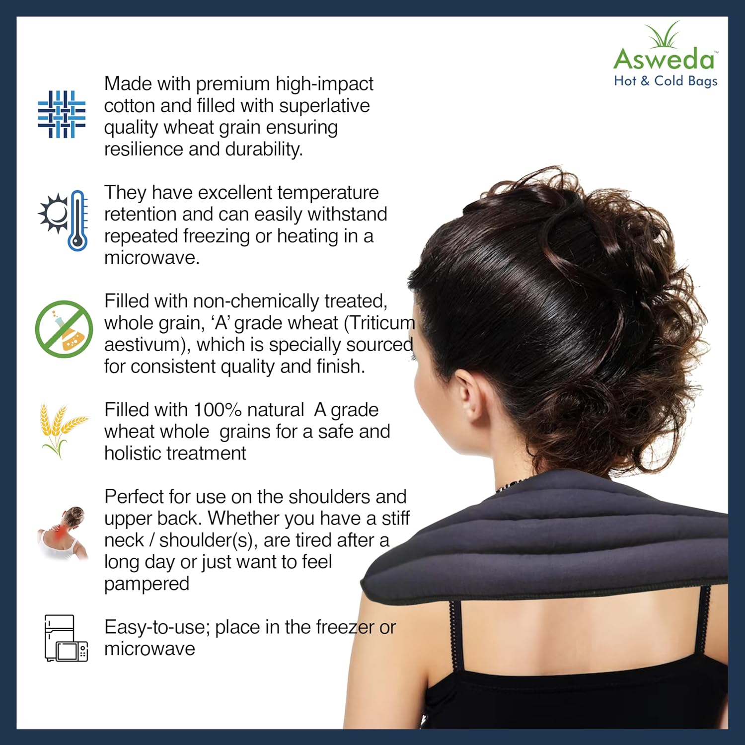 Microwavable Neck & Shoulder Heating Pad