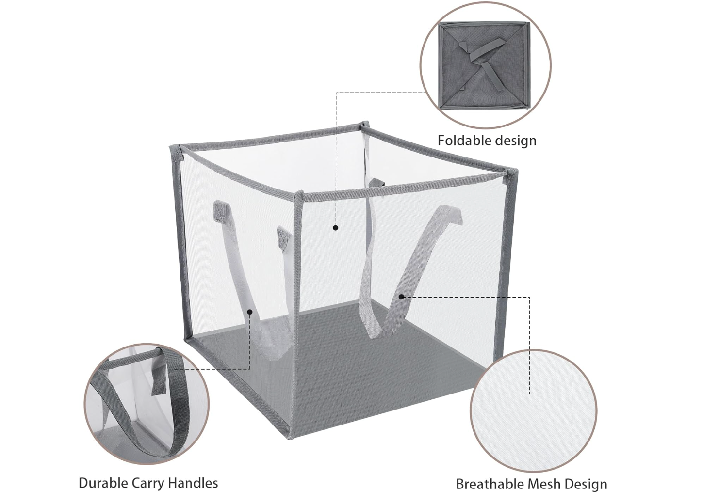 Foldable Storage Laundry Basket