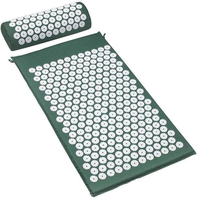 Body Acupuncture Style Massage Mat With Neck Pillow