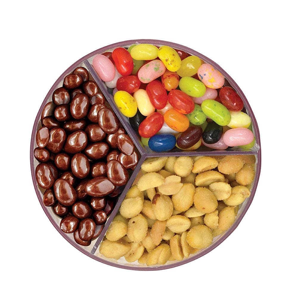 Dual-Compartment Candy & Nut Dispenser