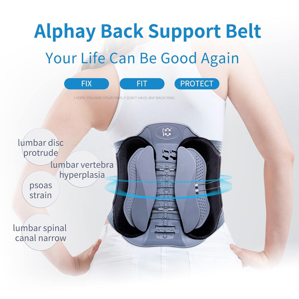 Adjustable Lumbar Belt with Breathable Pad