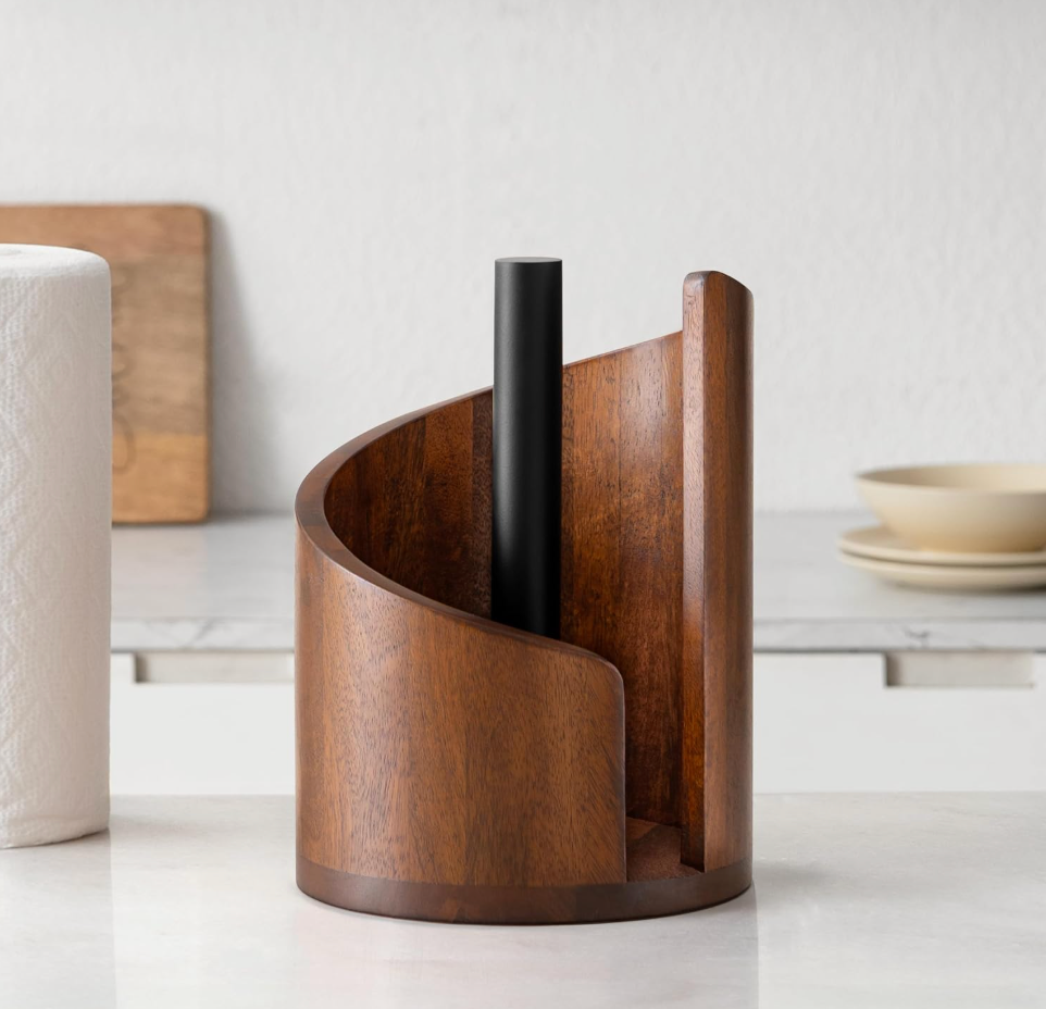 Wooden Tissue Holder Stand