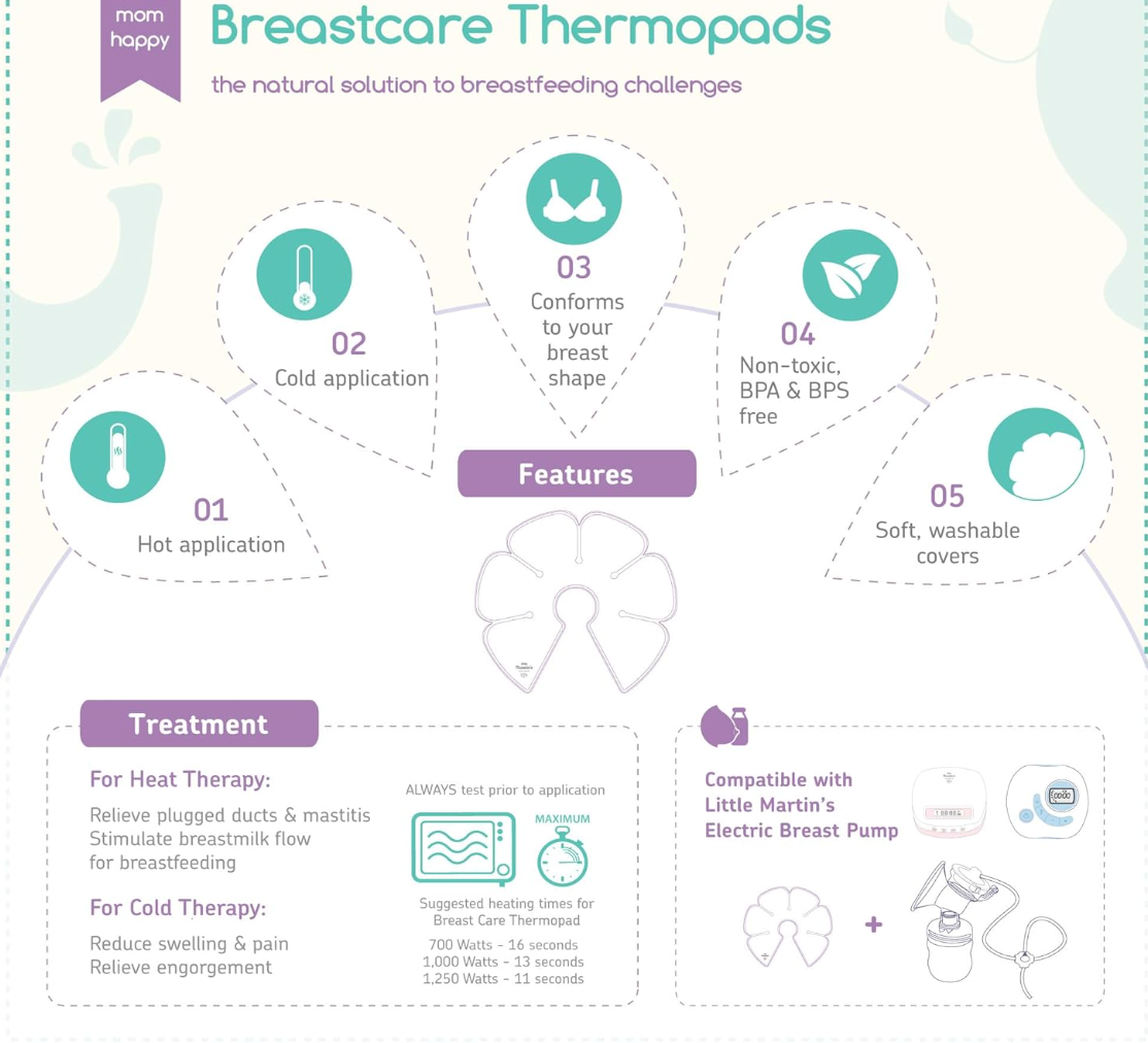 3-in-1 Breast Therapy Thermopads