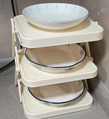 Foldable 3-Layer Rack Organizer