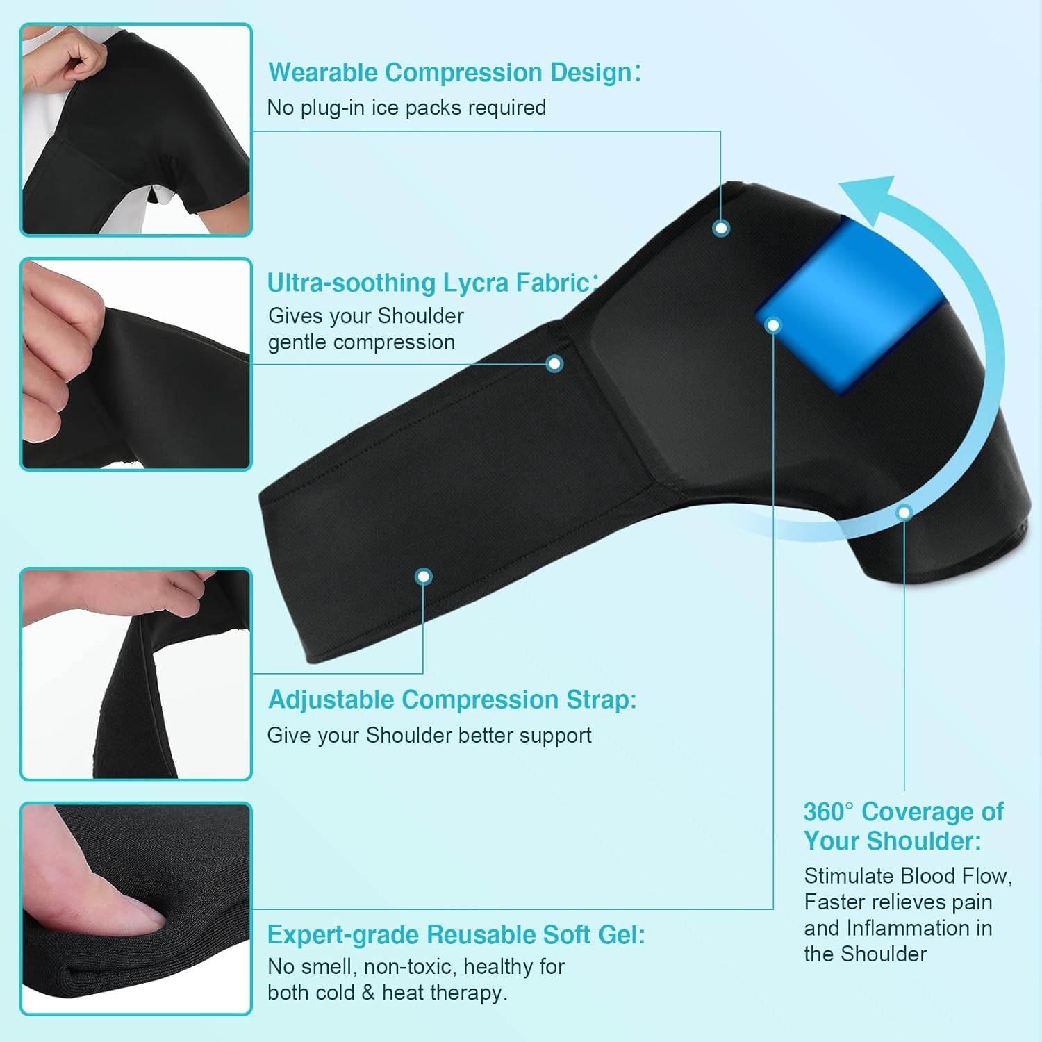 Reusable Hot & Cold Ice Gel Therapy Should Brace