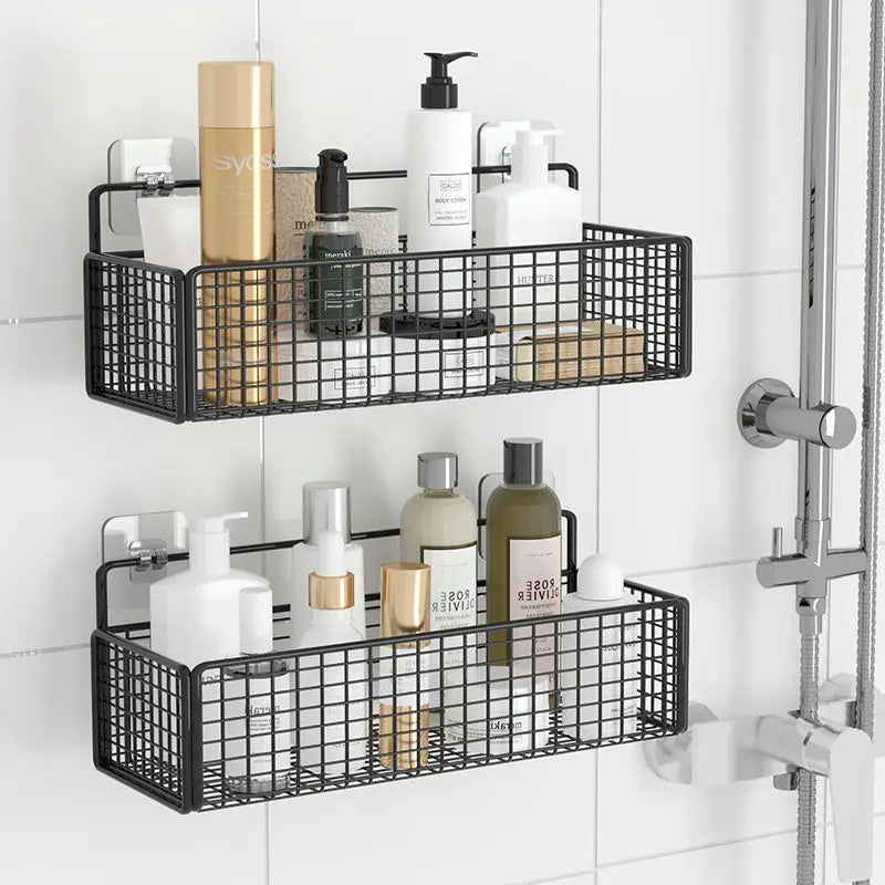 Adhesive Shower Caddy Baskets
