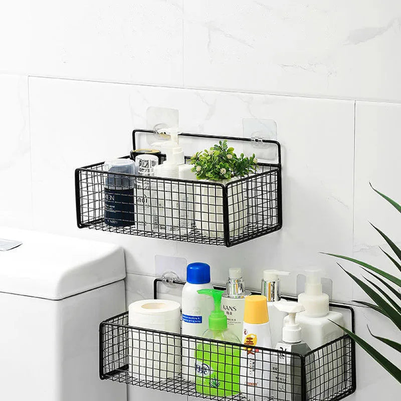 Adhesive Shower Caddy Baskets