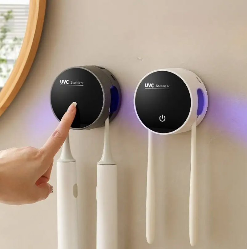 Wall-Mounted Toothbrush Sanitizer