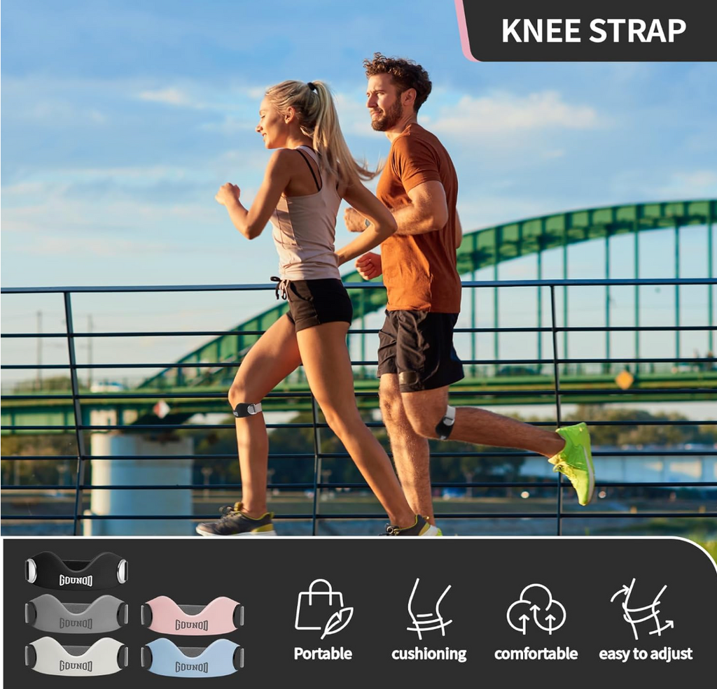 Silicone Patella Knee Strap for Pain Relief