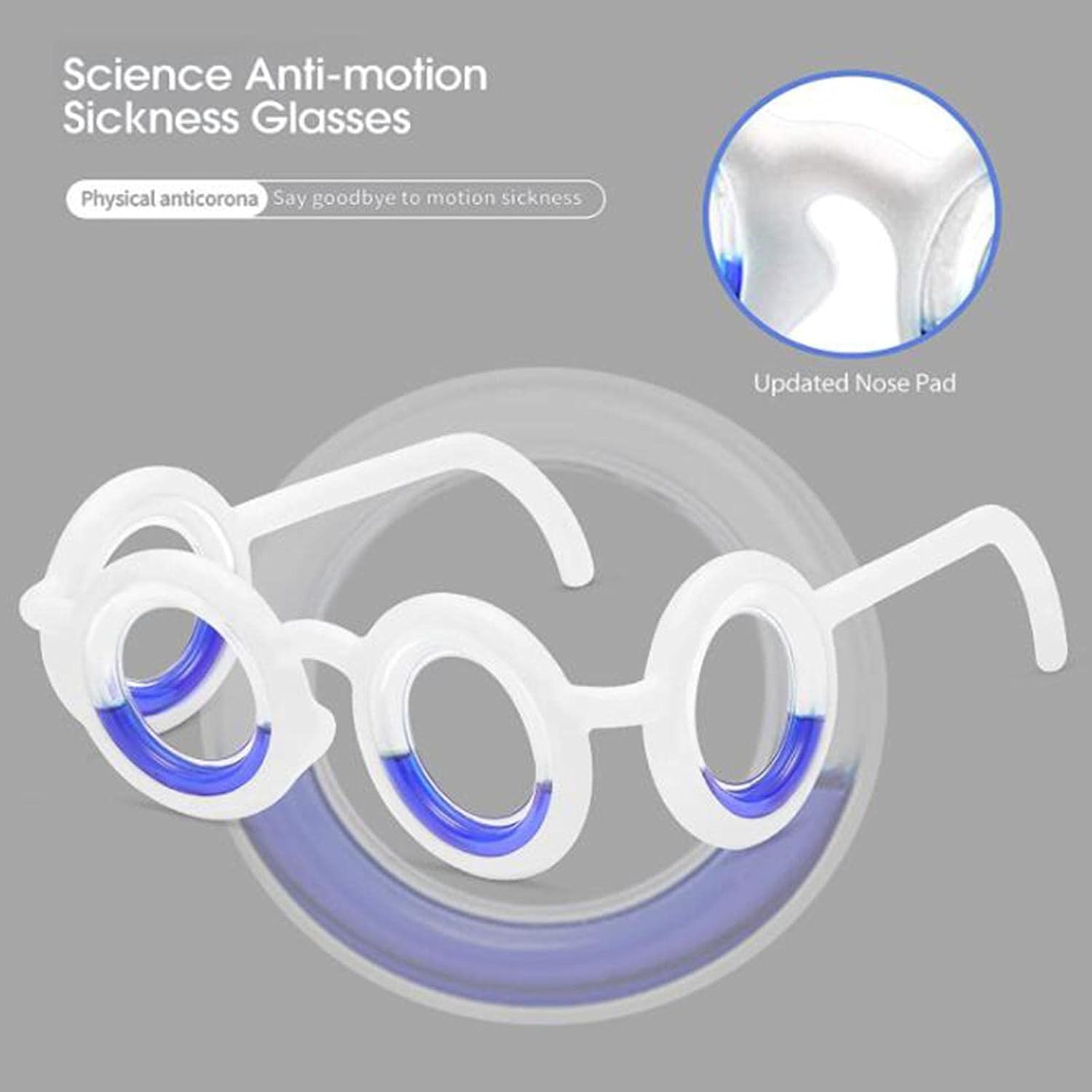 Foldable Anti-Motion Sickness Glasses
