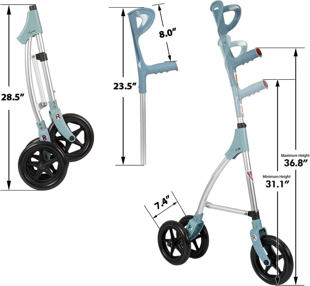 3-Wheel Rollator Walker