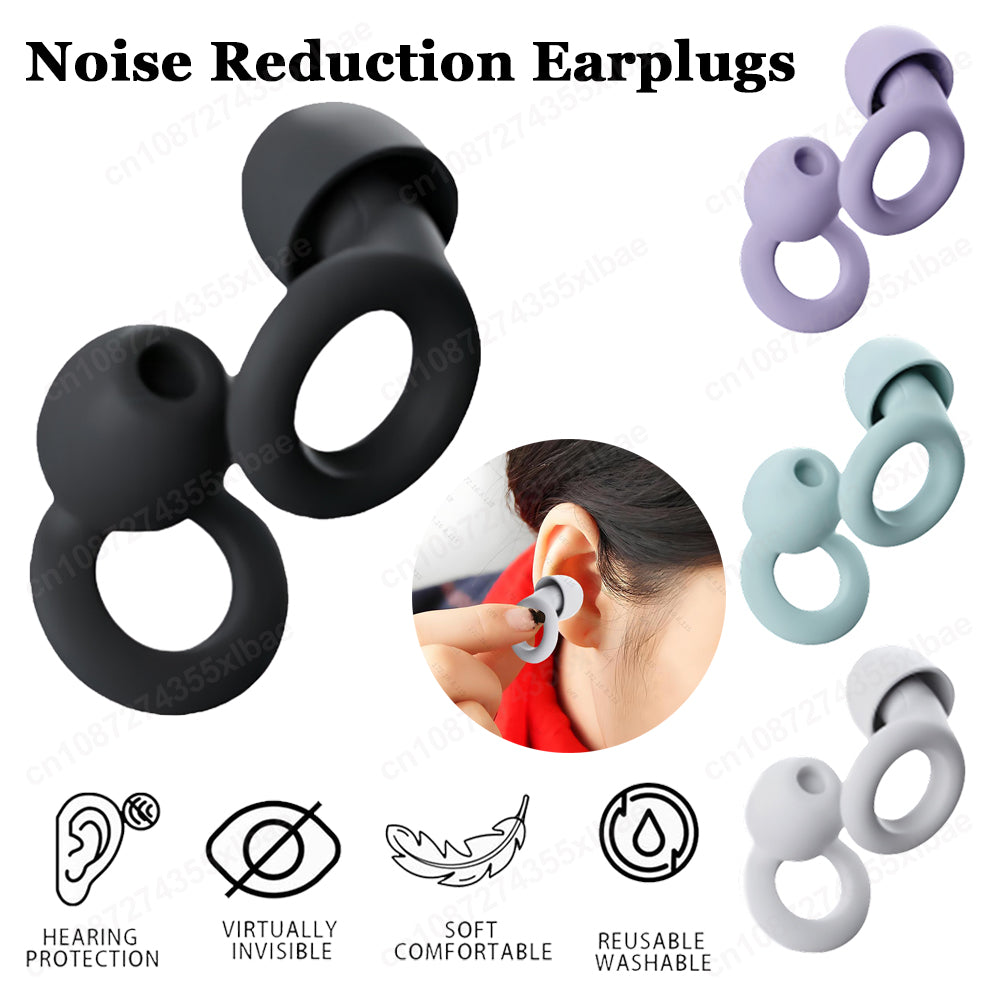 Silicone Noise Canceling Earplugs For Sleeping
