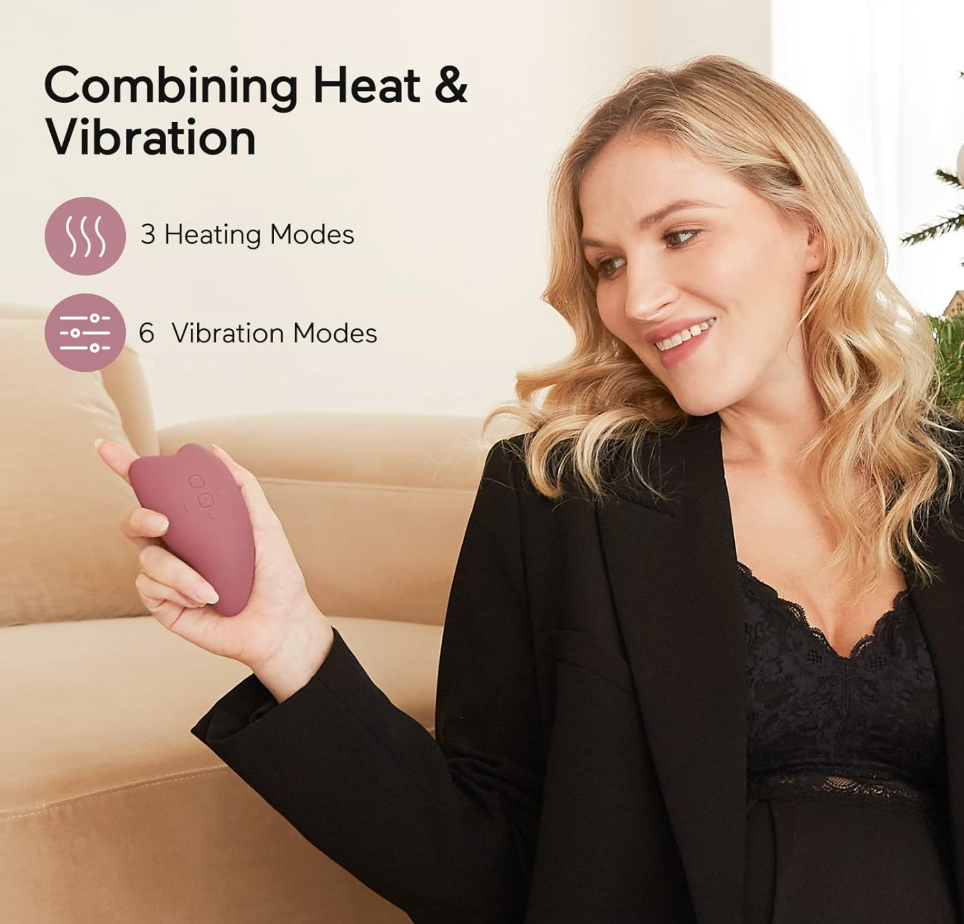 Warming and Vibration Lactation Massager