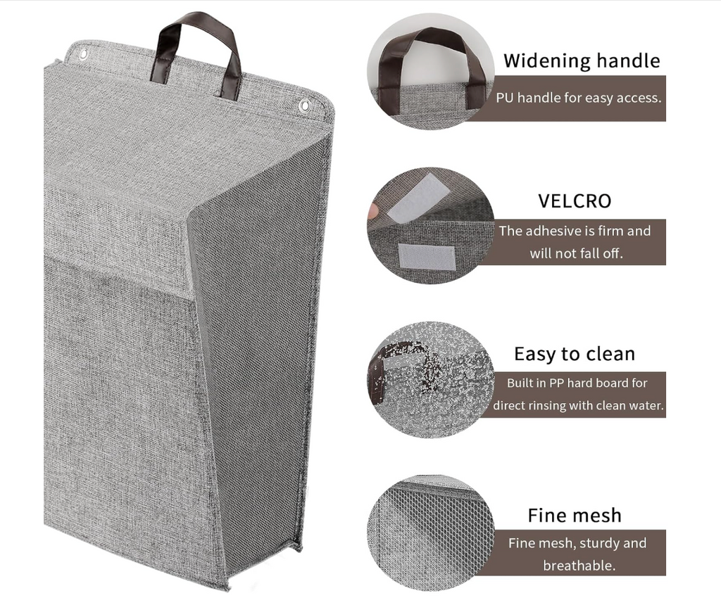 Wall Mounted Folding Laundry Basket