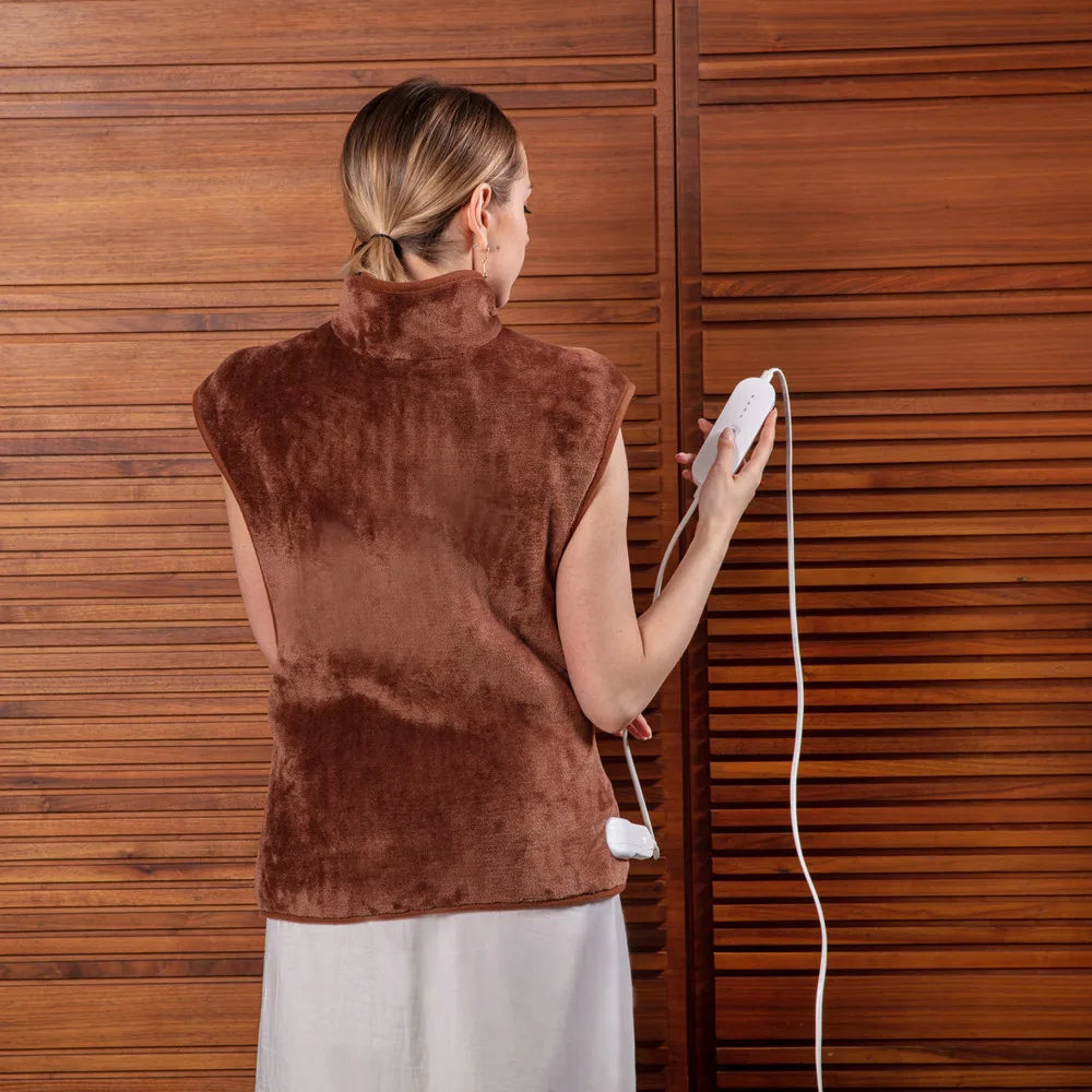 Electric Heating Pad for Neck, Shoulder & Back Pain Relief