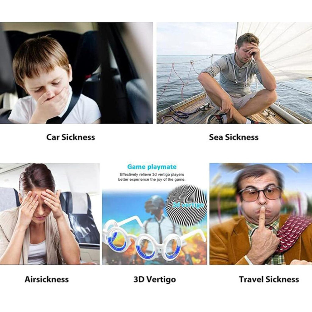 Foldable Anti-Motion Sickness Glasses