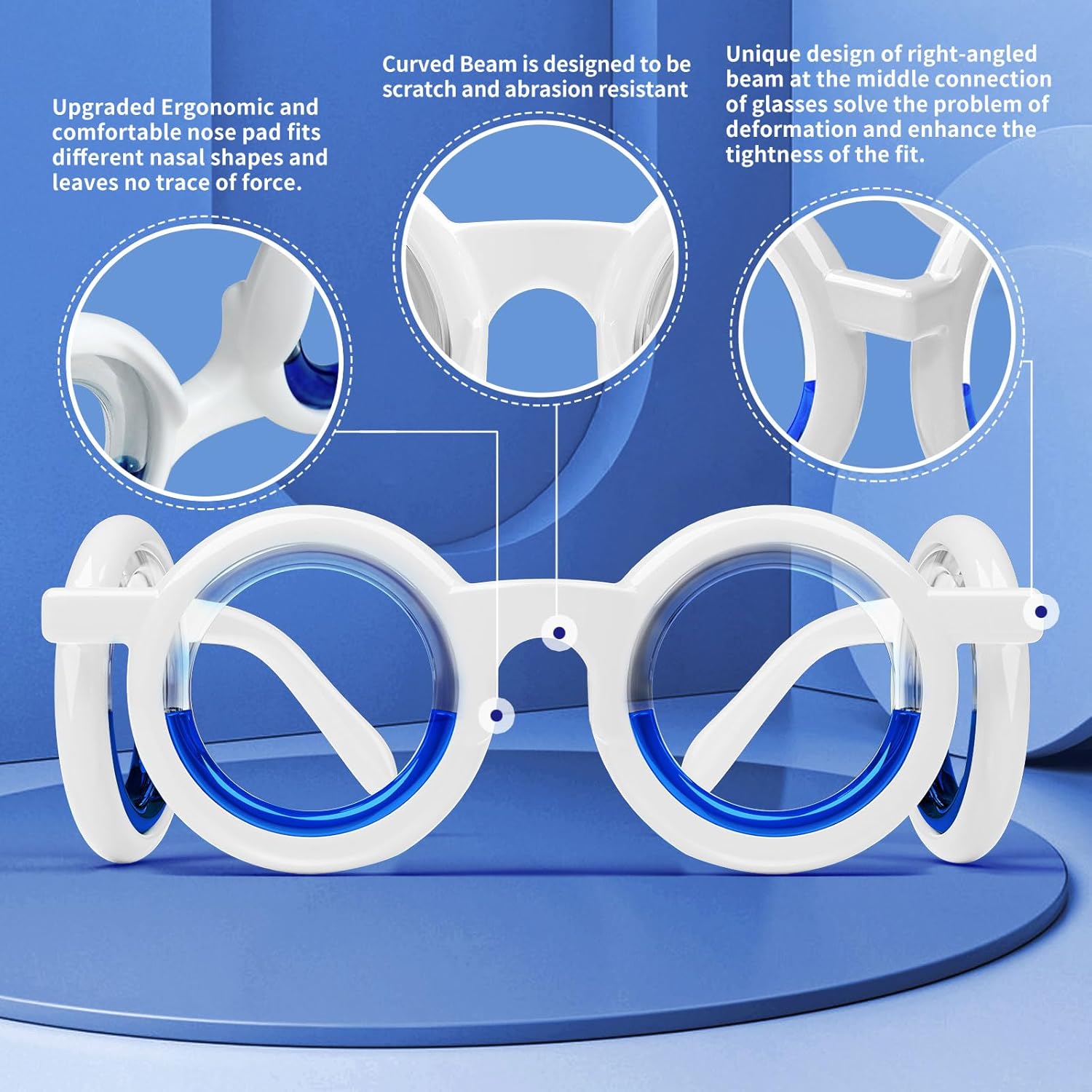 Foldable Anti-Motion Sickness Glasses