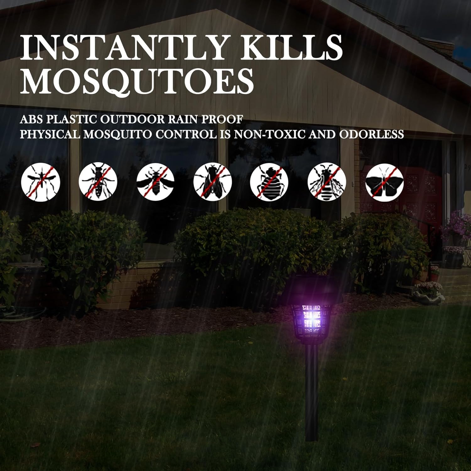 Solar Powered Mosquito Killer Lamp