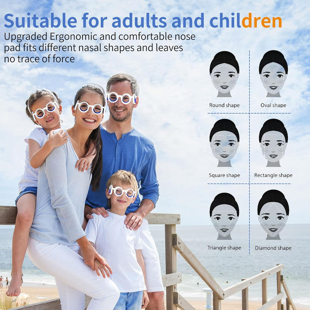 Foldable Anti-Motion Sickness Glasses
