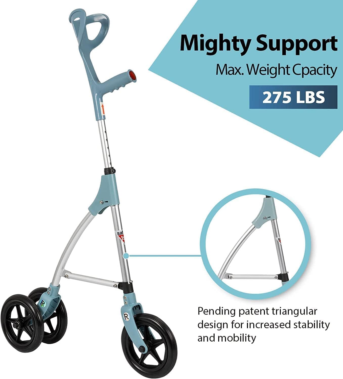 3-Wheel Rollator Walker