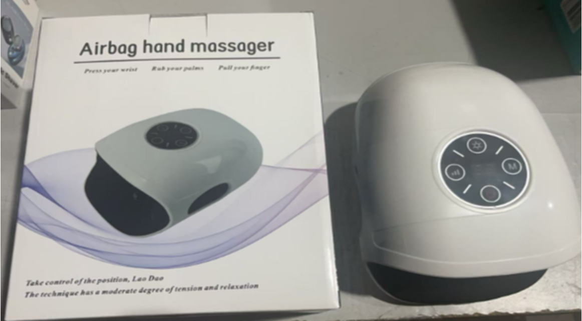 Cordless Hand Massager with Heating & Airbag Kneading Technology