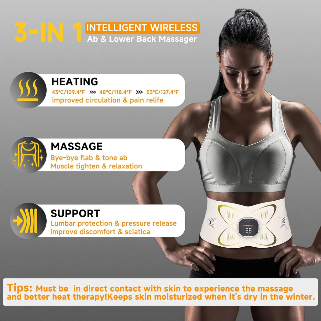 Electric Abdominal Muscle Stimulator for Fat Loss